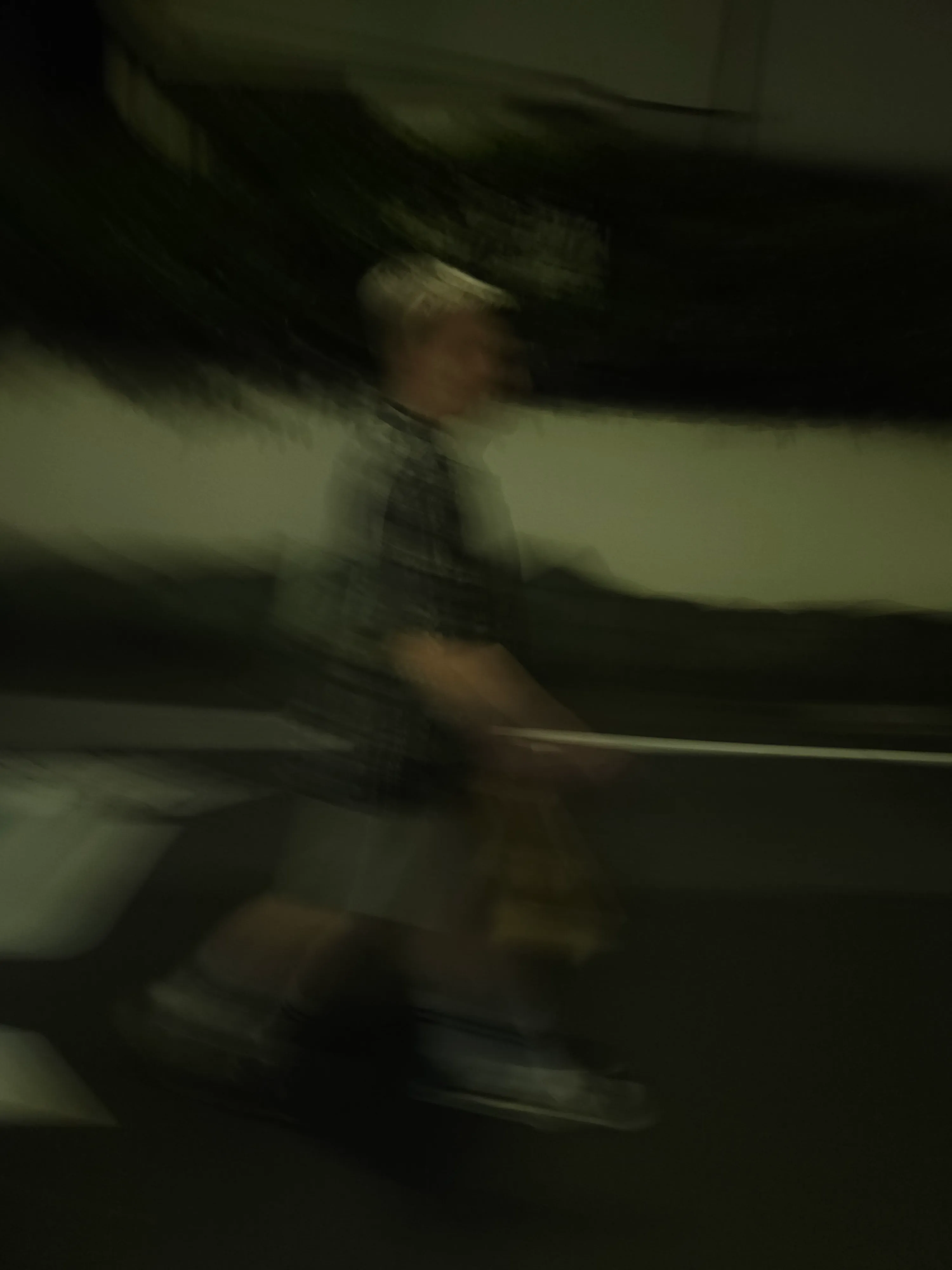 Blurred Walking Daniel
