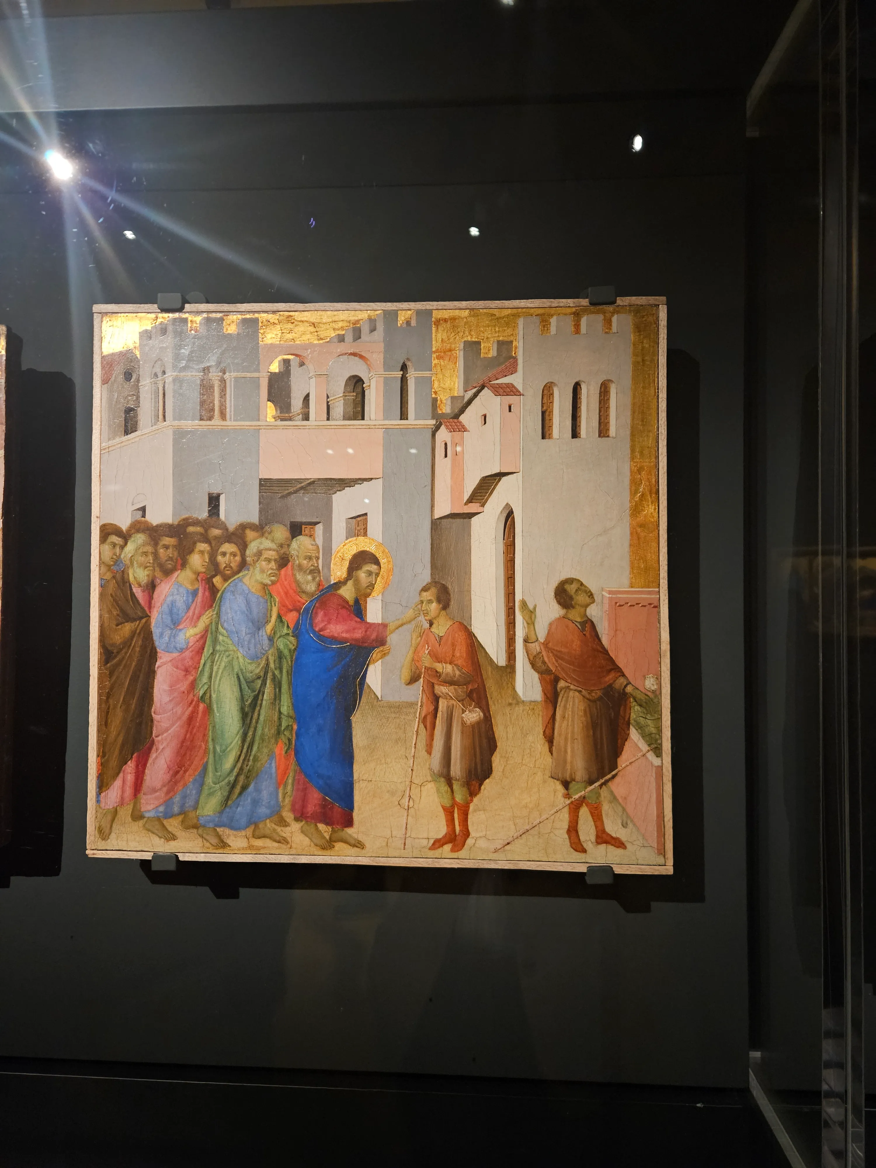 Duccio's The Healing of the Man born Blind (1308 – 11)